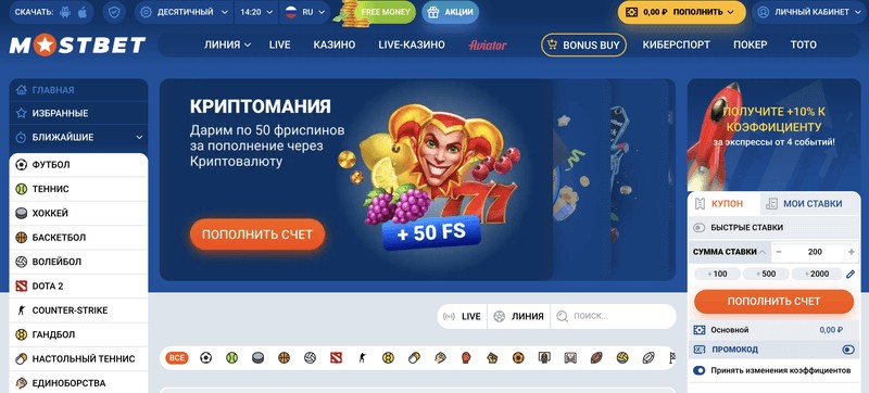 Mostbet icmalı
